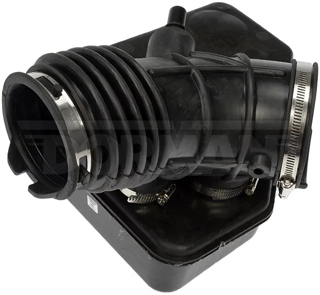 696-455 – DORMAN Air Intake Hose, OE Replacement 3.84 Inch Outside Diameter Black Rubber With Two Clamps